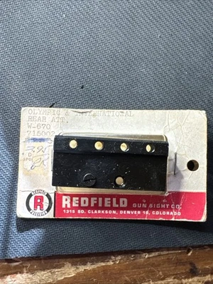 Base de fijación Redfield W-670 con 1 tornillo Foto 1 de 4