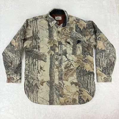 Redhead Button Jacket Realtree Breakup Camo Mens XL Thermal Quilted Shacket - Image 1 of 4