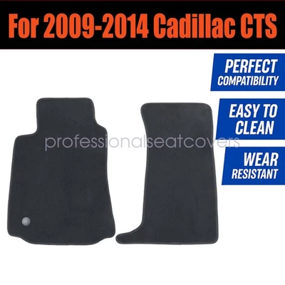 Tapetes de assoalho dianteiros e traseiros de substituição tapete veludo para Cadillac CTS 2009-2014 novo - Imagem 1 de 4