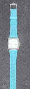 Judith Ripka Stainless Steel Rubber Band  Watch(new Battery) - Picture 1 of 4