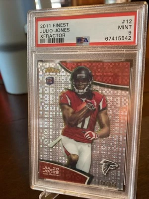 2011 Topps Finest - Julio Jones #12 X-Fractor /399 (RC) - Image 1 of 2