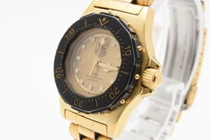 【EXC+5】TAG Heuer 3000 Professional 937.408 Gold Women's Quartz Watch From... - Picture 1 of 14