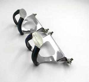 Vintage Half Toe Clips Mini Christophe Chrome - Picture 1 of 3