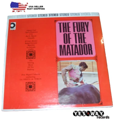 La Fiesta de Toros - The Fury Of The Matador LP 1960s Don Miguel Valencia SEALED Foto 1 de 3