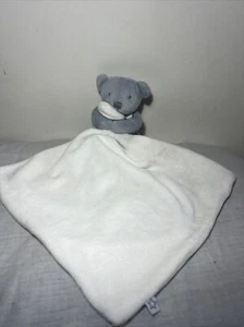 M&S Comforter Blanket Grey Teddy Soft Plush Toy 9” - Picture 1 of 13