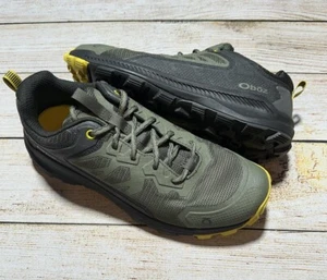 Shoes Oboz, Katabatic LT Low GTX Waterproof Black Green Yellow size 9 - Picture 1 of 8