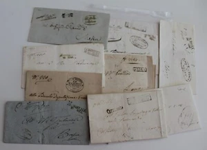 1827-1847 LOMBARD-VENETO lot 10 PREPHILATELIC + MISCELLANEOUS ORIGINS-i295 - Picture 1 of 1