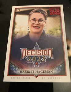 2022 Decision Harriet Hageman Red Foil Card #d 1/1 ONE OF ONE **READ Description - Picture 1 of 10