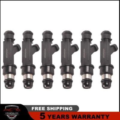 6Pcs Fuel Injectors For Chevy Trailblazer EXT GMC Envoy 4.2L 2002-2004 25313185 Foto 1 de 4