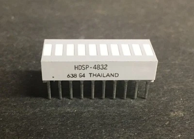 Avago HDSP-4832 LED Uni-Color 3Green/3Red/4Yellow 566nm/635nm/583nm 20-Pin (1pc) - Image 1 of 2