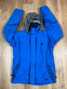 Spyder Ski Jacket Youth 18 Blue Snowboarding Snowboard Boys - Picture 1 of 13