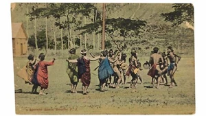 Igorote Dance Bontoc P.J., ISLAND NATIVES Phillipines Postcard Unused - Picture 1 of 2