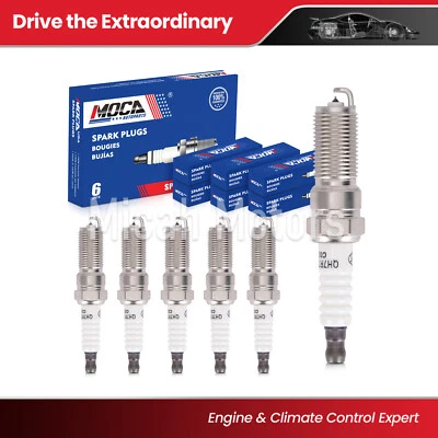 6Pcs Spark Plugs Fit Ford F-150 Transit-150 250 350 Buick Enclave Chevrolet GMC Foto 1 de 4