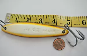 VINTAGE BIG GAME FISHING SALAS LURES - 6X - BROWN YELLOW WHITE - SALTWATER TUNA - Picture 1 of 11