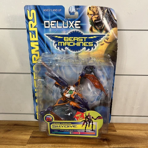Skydive Transformers Beast Machines Hasbro 2000 Deluxe Figure NEW Ships Fast! Cover