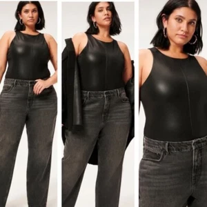 Body Good American Negro Mejor Que Cuero Cuello Alto Tanga Talla XL - Imagen 1 de 14