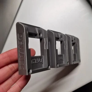 DeWalt Battery Holder Wall Mount | 18V XR Battery Storage Bracket Rack Clip - Picture 1 of 4