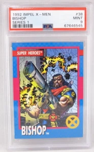 SET BREAK! 1992 Impel X-Men Series 1 #38 Bishop PSA 9 Mint - Picture 1 of 3