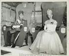 1948 Press Photo King Boreas And Queen Maxine Emerson Watch Star Of Boreas Ball