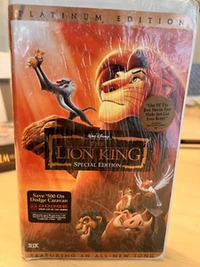 NEW Walt Disney The Lion King Special Edition Platinum Edition VHS Sealed (2003) - Picture 1 of 9