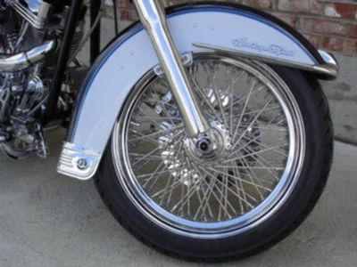 FRONT FENDER WITH TRIM HOLES FOR HARLEY FLST FLSTC HERITAGE DELUXE 86-2017 - Image 1 of 4