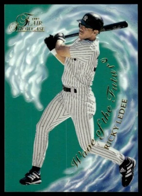 1997 Flair Showcase Wave of the Future Ricky Ledee New York Yankees #15 - Image 1 of 2