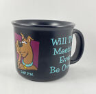 Vintage 1997 SCOOBY-DOO Cartoon "Will This Meeting Ever Be Over?" Ceramic Mug