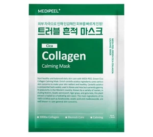 10 ct/Medipeel Cica Collagen Calming Mask 30ml/Sebum/Blemishes/Pore/Oily Skin - Picture 1 of 6