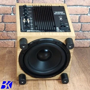 Subwoofer BK Electronics XLS300-DF en roble claro. Garantía fabricada en el Reino Unido. - Imagen 1 de 4