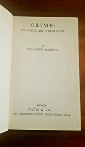Crime: Its Cause and Treatment by Clarence Darrow - Picture 1 of 2