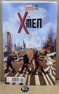 X-Men #1 2013 Arthur Suydam Deadpool Beatles Abby Road Homage Variant Cover NM - Picture 1 of 2
