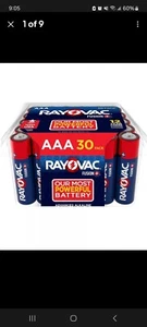 Rayovac Fusion AAA Batteries (30 Pack), Triple A Alkaline Batteries - Picture 1 of 2