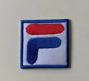 FILA  Sports Logo  Badge Iron on Sew on Embroidered Patch - Picture 1 of 1