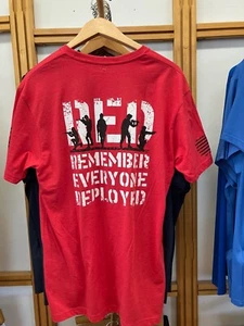 Quality Red Friday - R.e.d. Remember Everyone Deployed T-Shirt Size Men’s Medium - Picture 1 of 2