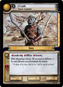 Star Trek CCG 2E These Are The Voyages S'salk, Gorn Captain 12R103 - Picture 1 of 1