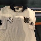 Howick Męska duża bawełniana koszulka polo w stylu rugby uniwersytecki wioślarski klub z krótkim rękawem.