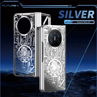 For Huawei Mate X5, Luxury New Style Clear Plating Hybrid Hard PC Case Cover - Image 1 of 4