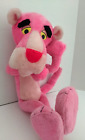 Vtg 1980 Wire Bendable 25" Pink Panther Plush Stuffed Animal 80’s Mighty Star 17