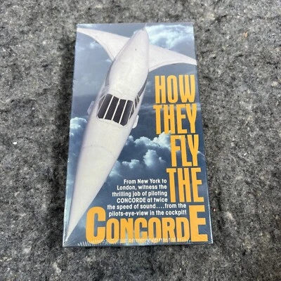 HOW THEY FLY THE CONCORDE, VHS, VIDEOTAPE , 1994, New Sealed - Image 1 of 4