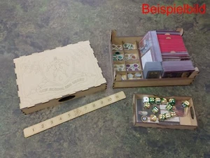 Caja clasificadora ASOIAF, fracción pelada, sobremesa, MDF corte láser - Imagen 1 de 3