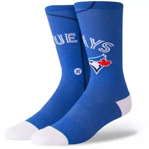 Toronto Blue Jays Stance maglia alternativa calze girocollo uomo large 9-12 NUOVE blu - Foto 1 di 1