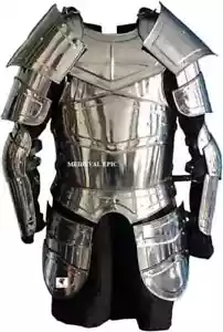 Medieval Steel Half Body Armor Suit Knight Wearable Cosplay Halloween Armor - Picture 1 of 5