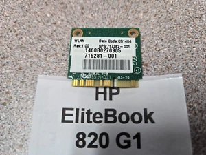 HP Elitebook 820 G1 840 G1 Probook 430 G1 640 G1 WiFi Wireless Card - Zdjęcie 1 z 2