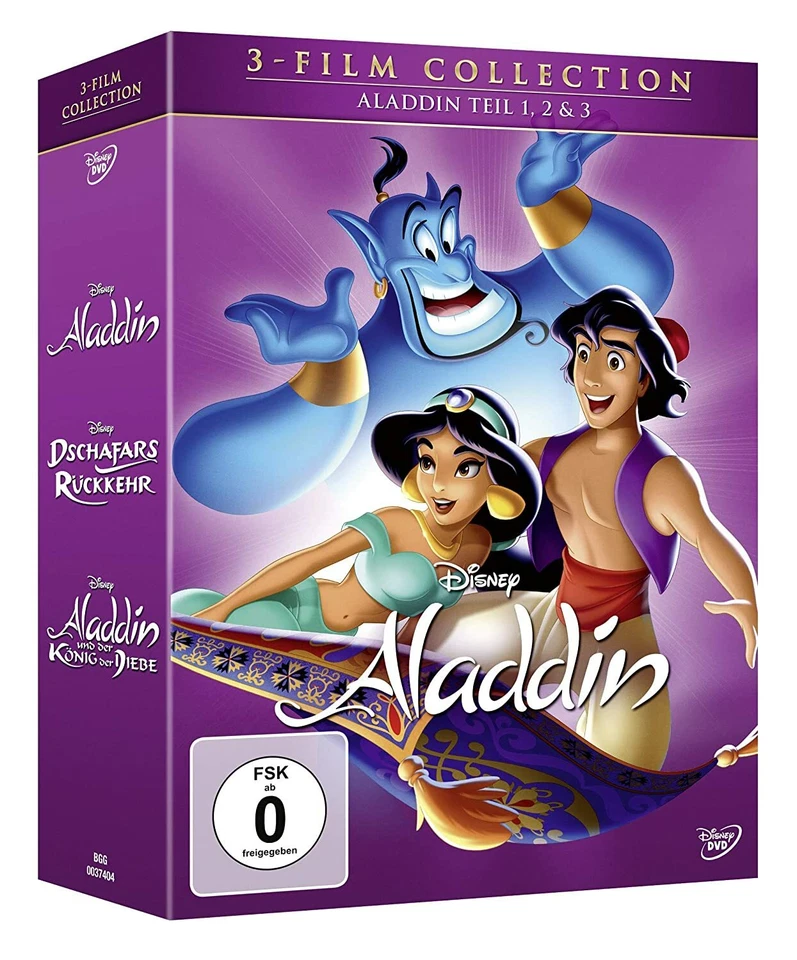 Aladdin - Trilogy (dvd) Disney Dreierpack 3disc