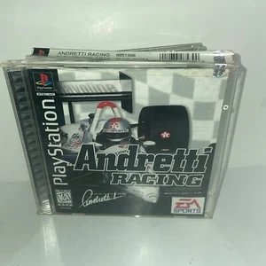 Andretti Racing (Sony PlayStation 1, 1996) Black Label Complete - Picture 1 of 3