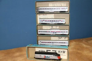 Anthearn 5er Set Amtrak Diesel beleuchtet getestet funktioniert  - Bild 1 von 1