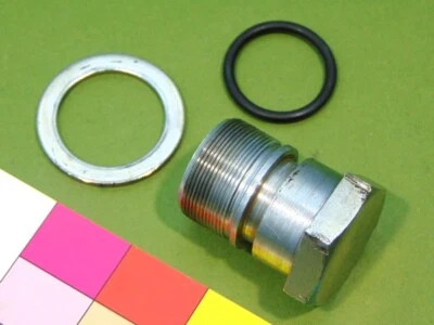 Yamaha XS1 XS1B XS2 1970 1971 1972 horquilla delantera tapa perno y lavadora R5B DS7 R5C R5 Foto 1 de 4