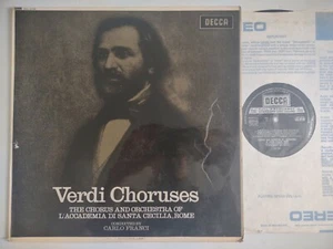 CARLO FRANCI VERDI CHORUSES DECCA SXL 6139 - Picture 1 of 5