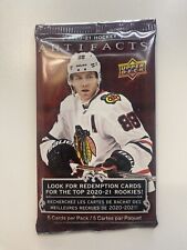 2020-21 Upper Deck Artifacts Trading Cards- New/Never opened - One Pack