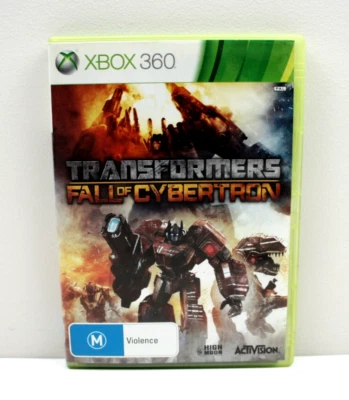 Transformers Fall Of Cybertron Xbox 360 Game Complete With Manual - Free Postage - Image 1 of 4